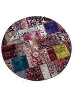 فرش چهل تیکه گرد کد:032