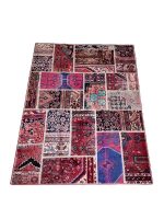 فرش چهل تیکه چهار گوشه کد:3110