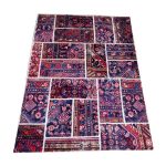 فرش چهل تیکه چهار گوشه کد:3112
