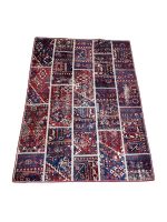 فرش چهل تیکه چهار گوشه کد:3138