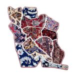 فرش چهل تیکه نقشه ایران کد:i2