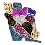 فرش چهل تیکه نقشه ایران کد:i4