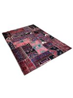 فرش چهل تیکه چهار گوشه کد:3130 - تصویر 2