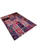 فرش چهل تیکه چهار گوشه کد:3156 - تصویر 2