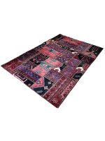 فرش چهل تیکه چهار گوشه کد:3130 - تصویر 3