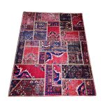 فرش چهل تیکه چهار گوشه کد:3195