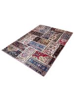 فرش چهل تیکه چهار گوشه کد:3186 - تصویر 3