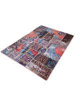 فرش چهل تیکه چهار گوشه کد:3200 - تصویر 3